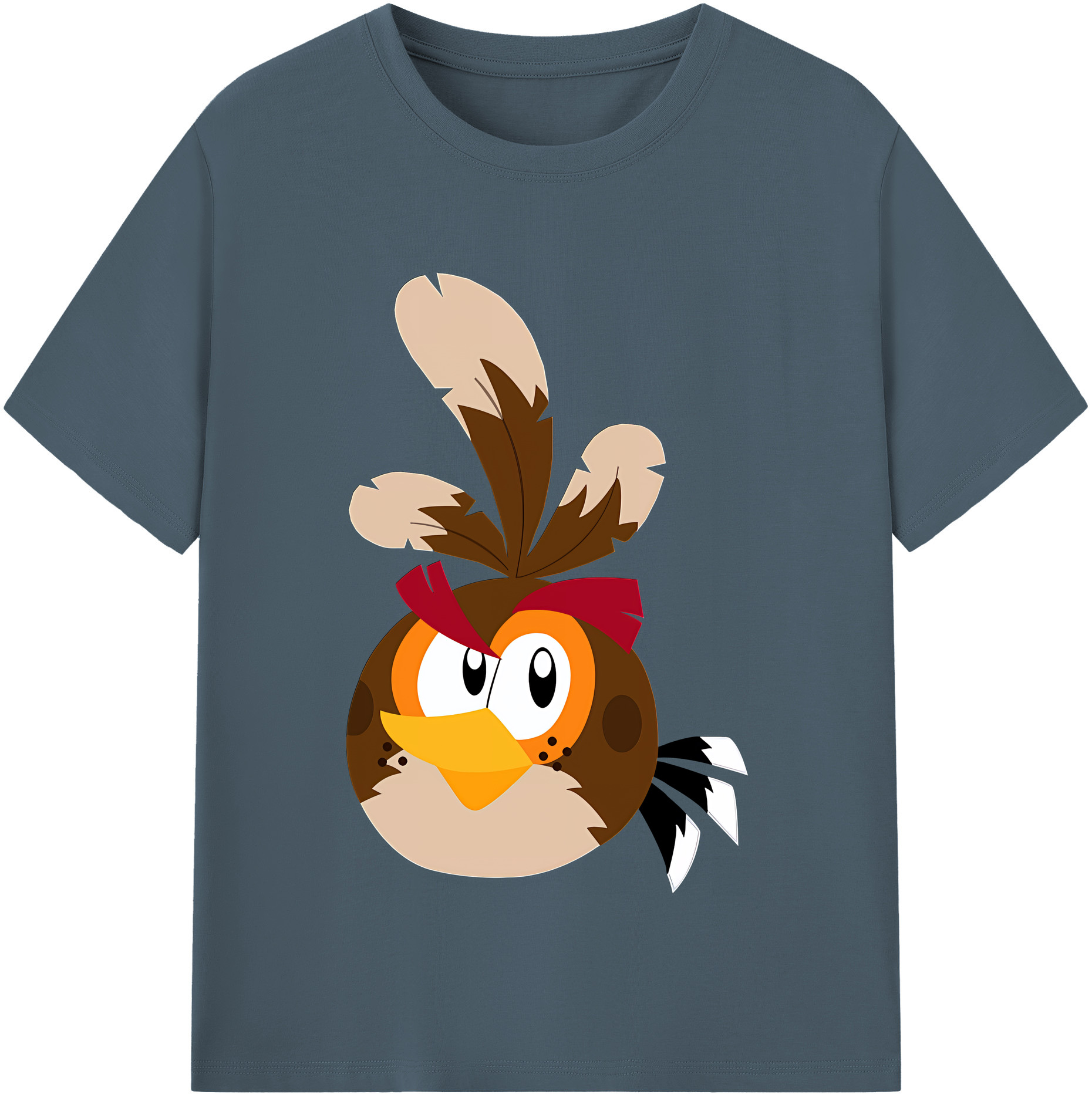 （画像用） Angry Birds アングリーバード 綿100％半袖Tシャツ（フロントプリント）